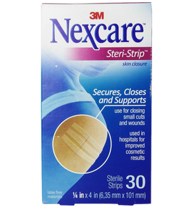 Nexcare Steri-Strip Skin Closure 1-4 X 4 Inches 30 Count