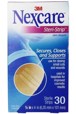 Nexcare Steri-Strip Skin Closure 1-4 X 4 Inches 30 Count